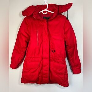 Vintage Gorpcore Eddie Bauer Cotton Shell Goose Down Hooded Womens Parka Medium